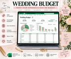 Wedding Planner | Excel Wedding Planning Bundle | Budget, Guest List, Timeline & Vendor Tracker | Instant Digital Download